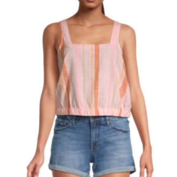 a.n.a Womens Square Neck Sleeveless Tank Top Size XXL NEW - Picture 2 of 7